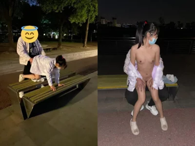 带母狗户外刺激！3p！回酒店继续